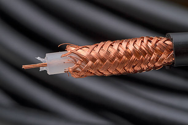 Hank Black 75 ohm coaxial cable