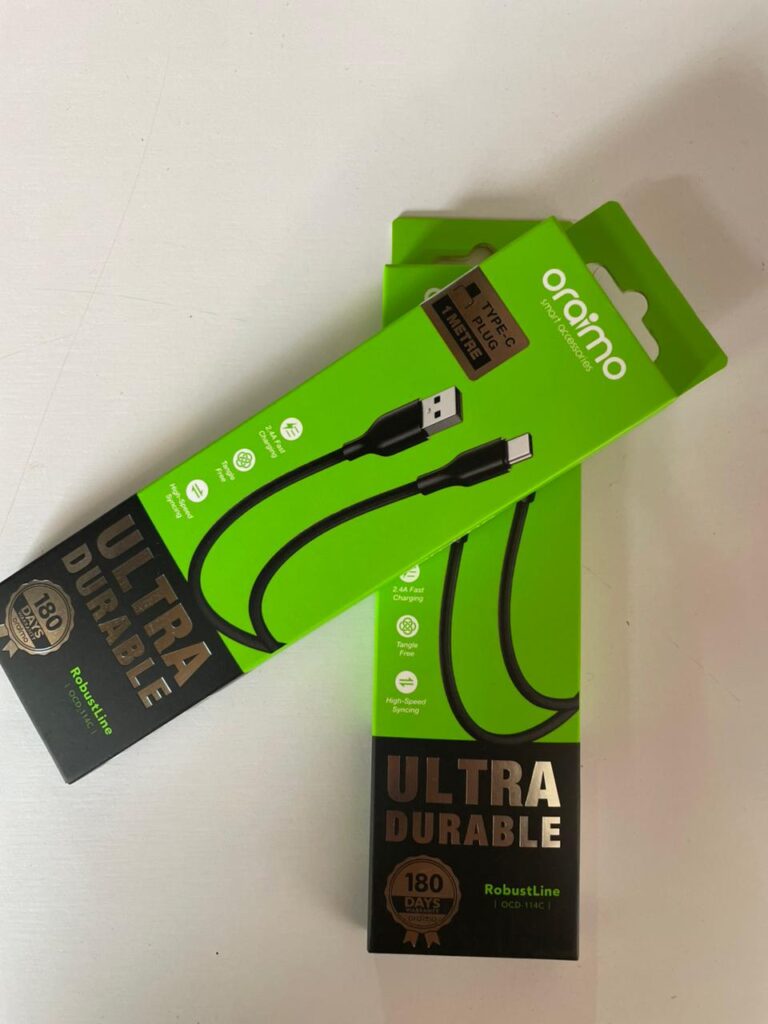 USB-A to USB-C charging and data cable